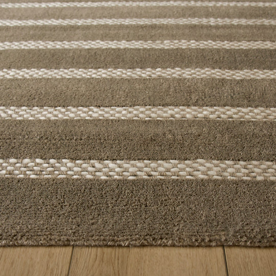 Laid Back Luxe Olive Ivory Stripe - A2004 - 5&