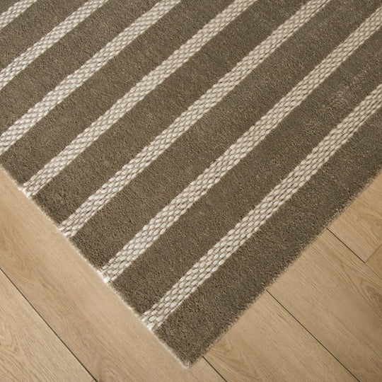 Laid Back Luxe Olive Ivory Stripe - A2004 - 8&
