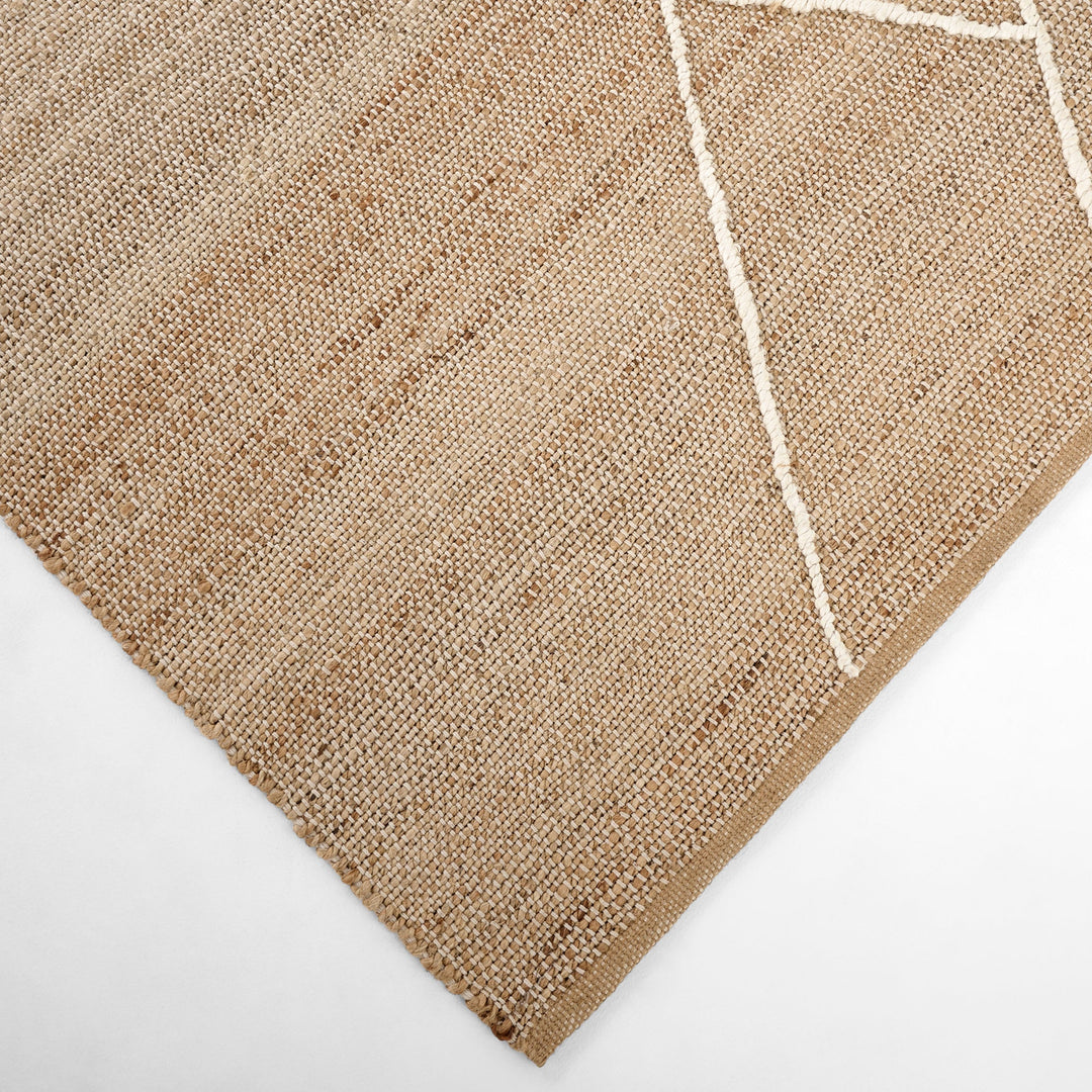 Nomad Natural Ivory Architectural Geometric - D7005 - 6&