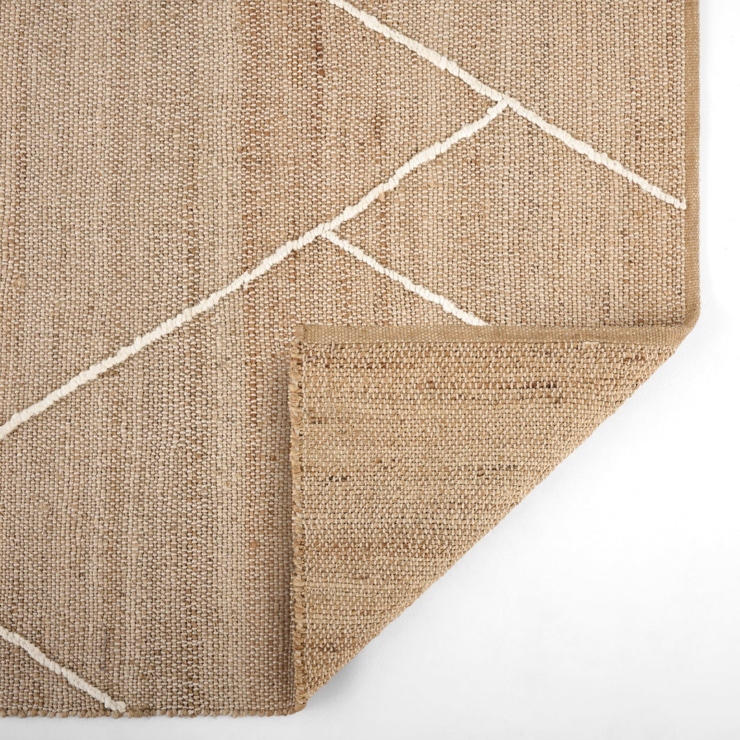 Nomad Natural Ivory Architectural Geometric - D7005 - 8&