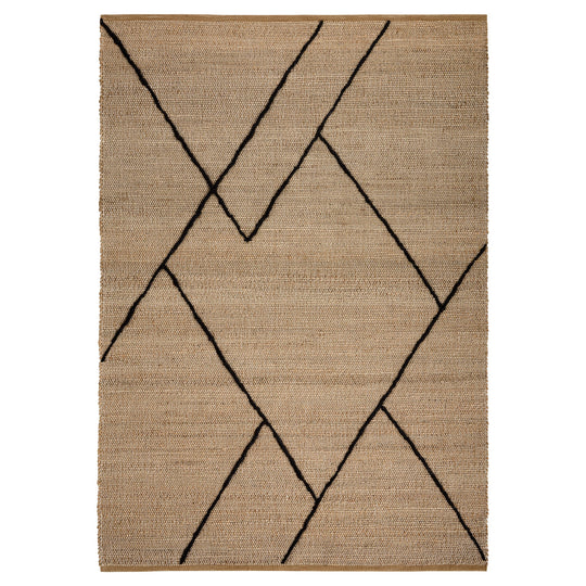 Nomad Natural Black Architectural Geometric - D7006 - 5&