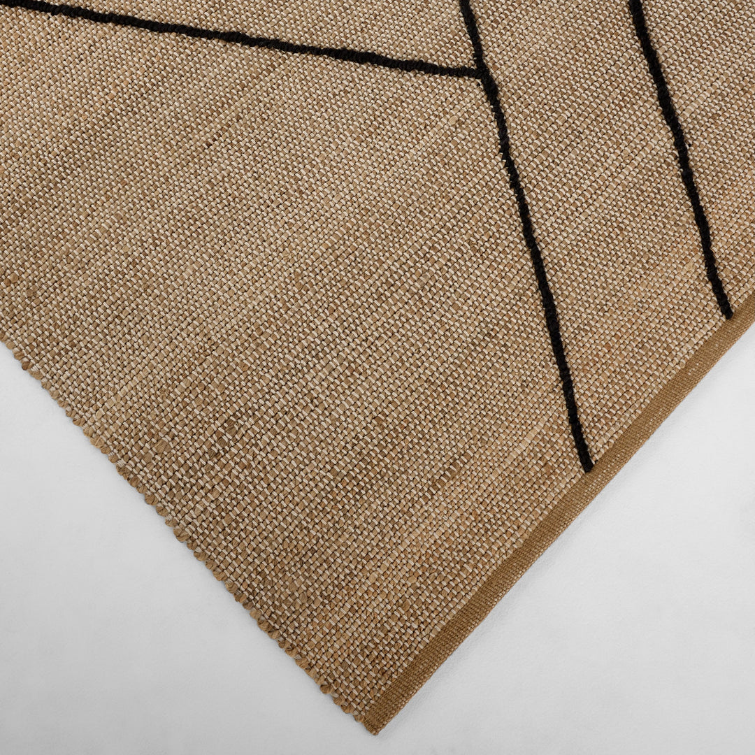 Nomad Natural Black Architectural Geometric - D7006 - 5&