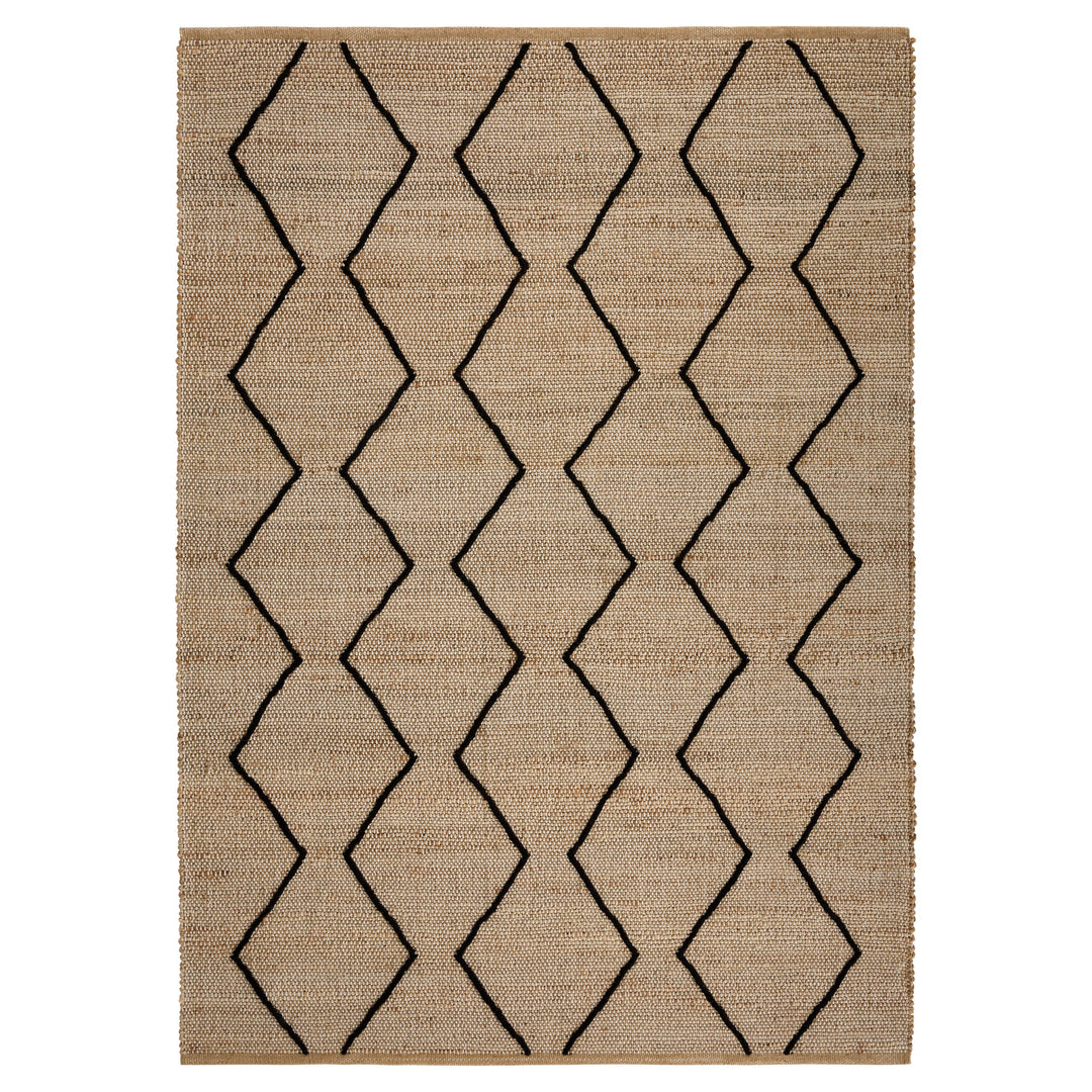 Nomad Camel Black Tribal Geometric - D7008 - 5' x 8'