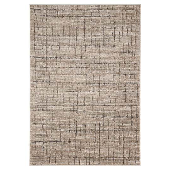 Drift Silver Charcoal Linear Grid - E1001 - 5&