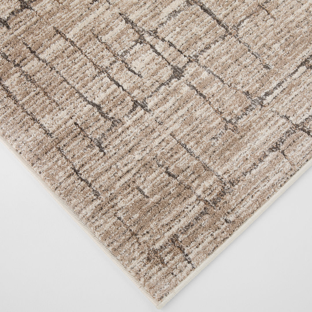 Drift Silver Charcoal Linear Grid - E1001 - 5&
