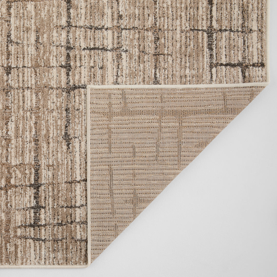 Drift Silver Charcoal Linear Grid - E1001 - 5&