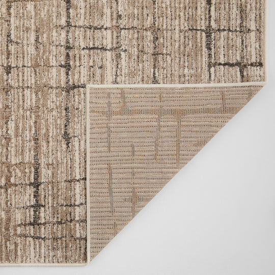 Drift Silver Charcoal Linear Grid - E1001 - 5&