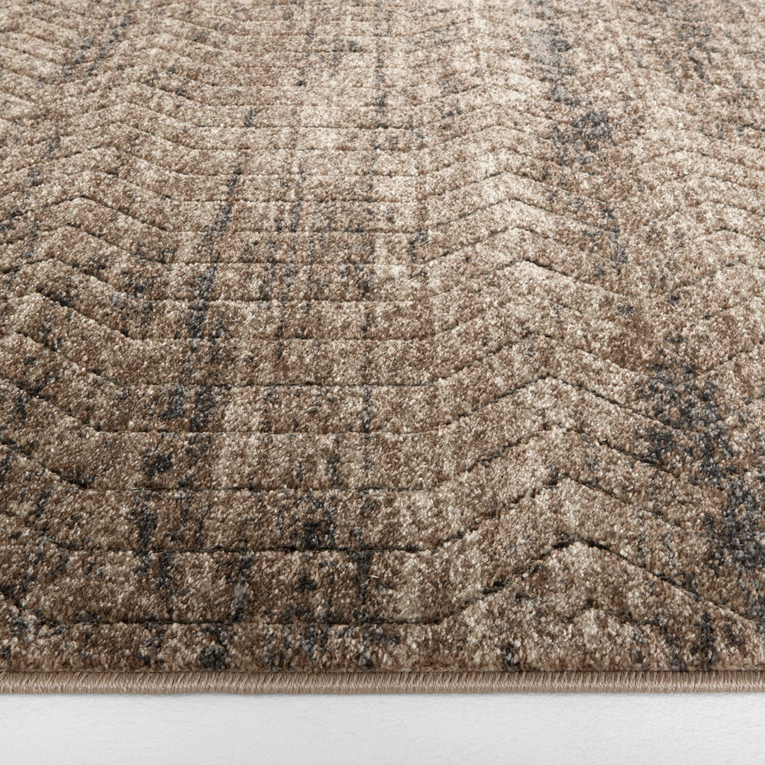 Drift Taupe Chevron Stripe - E1004 - 5&