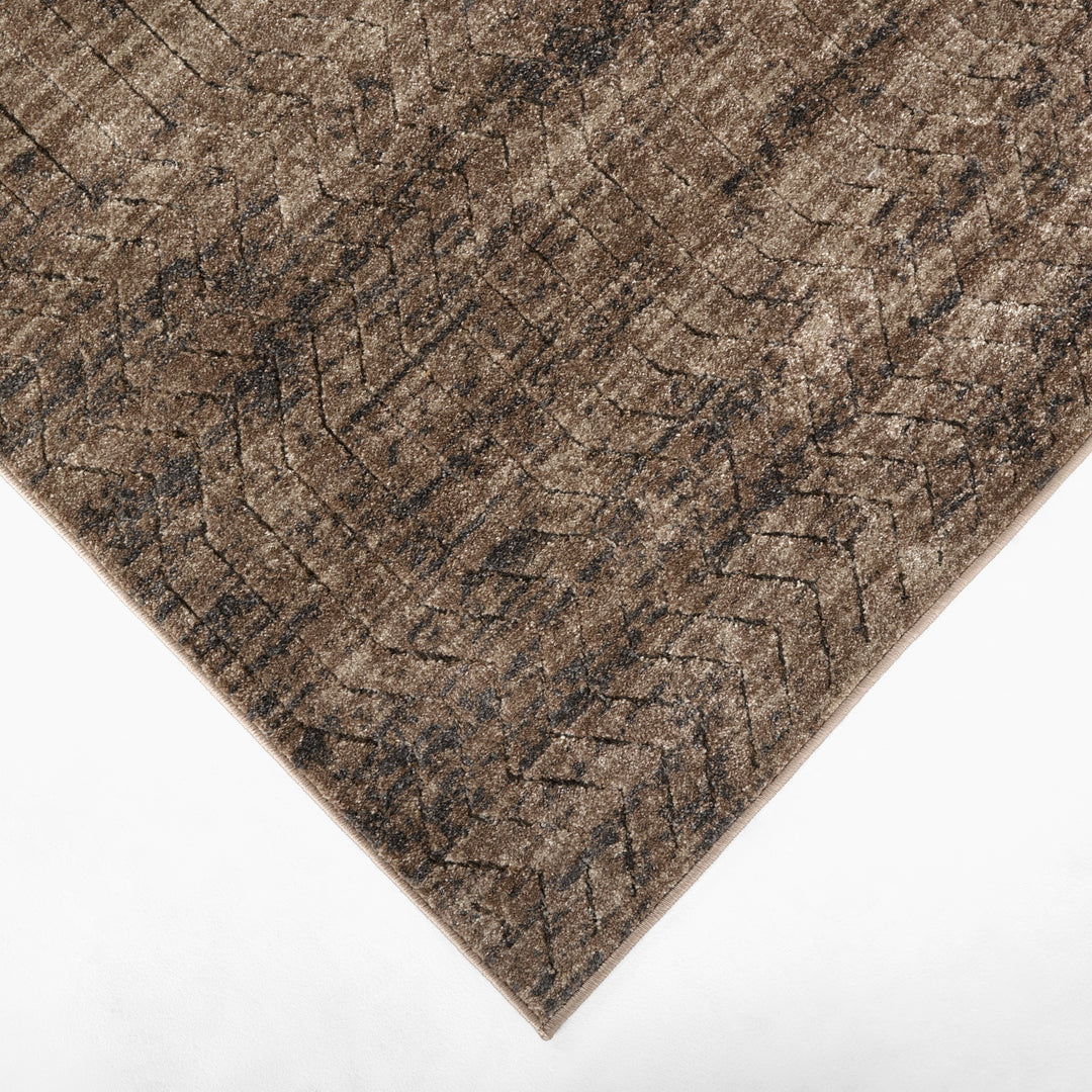 Drift Taupe Chevron Stripe - E1004 - 5&