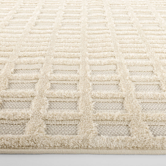 Carmel Ivory Stone Windowpane Grid - E1014 - 5&