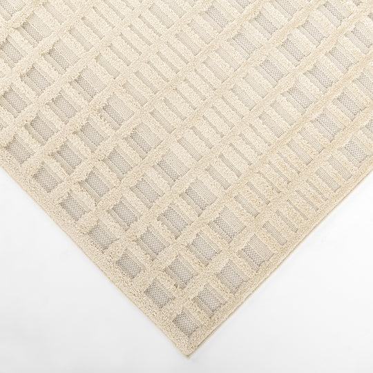 Carmel Ivory Stone Windowpane Grid - E1014 - 5&