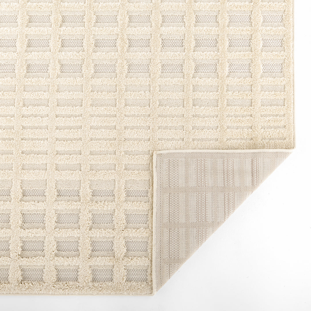 Carmel Ivory Stone Windowpane Grid - E1014 - 5&