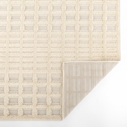 Carmel Ivory Stone Windowpane Grid - E1014 - 5&