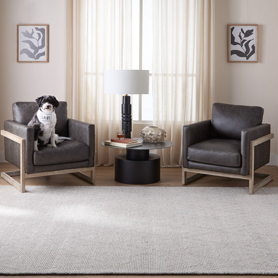 Natural Luxe Ivory Geometric - N1007 - 7&