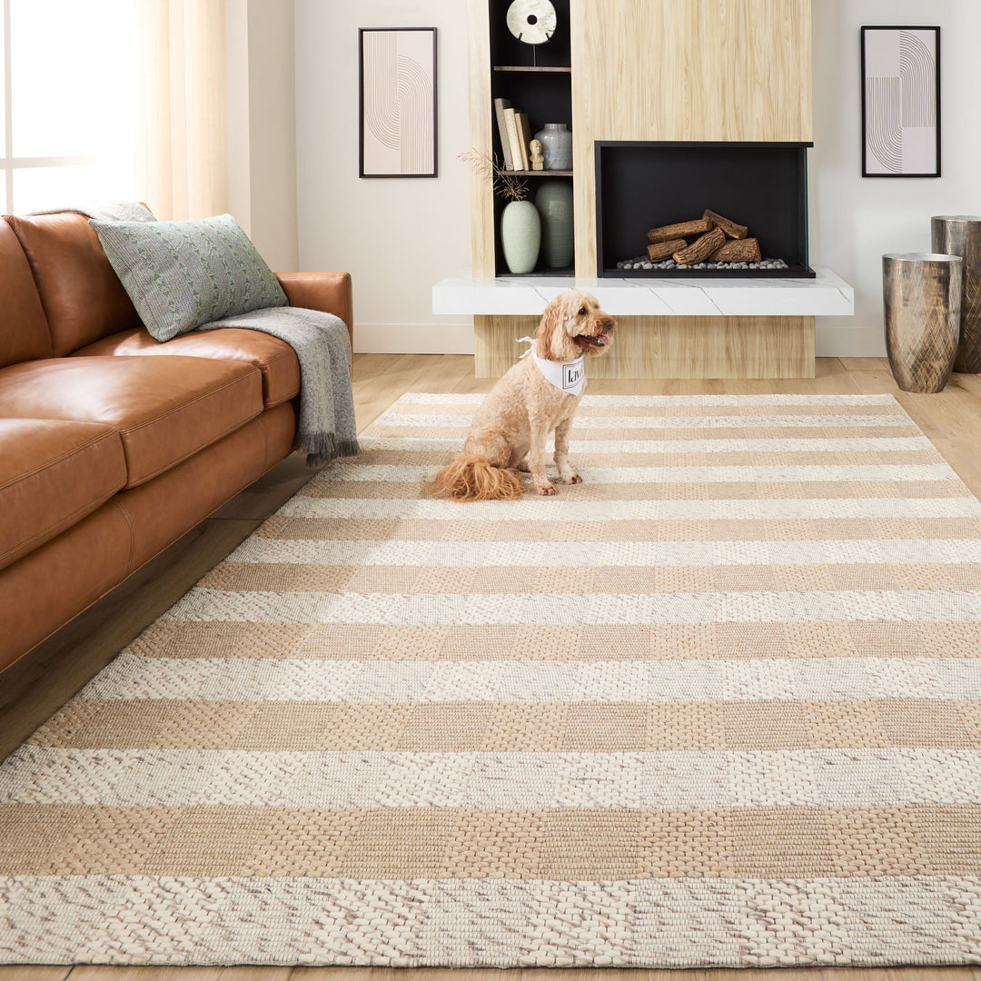 Jaya Beige Orange Stripe - N1008 - 7&