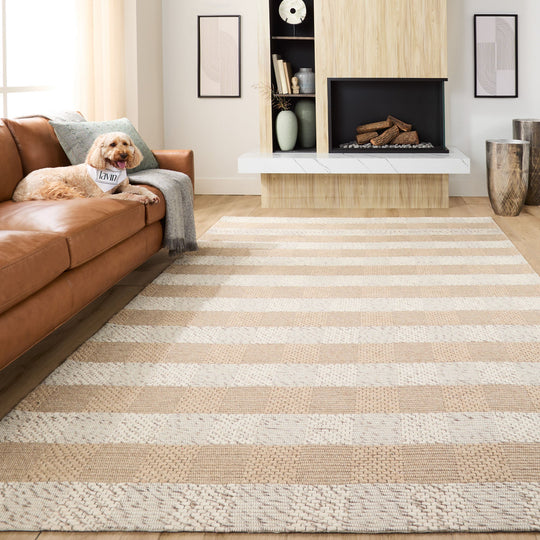 Jaya Beige Orange Stripe - N1008 - 5&