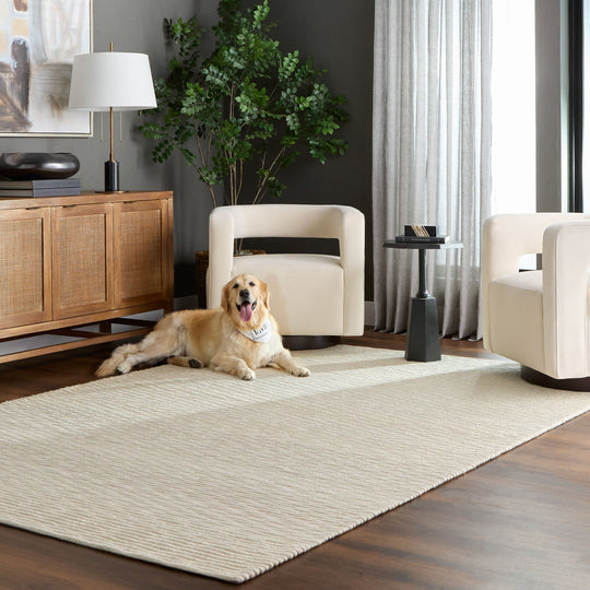 Natural Luxe Ivory Linear - N1011 - 2&