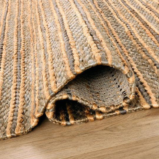 Natural Luxe Green Brown Stripe - N1014 - 7&