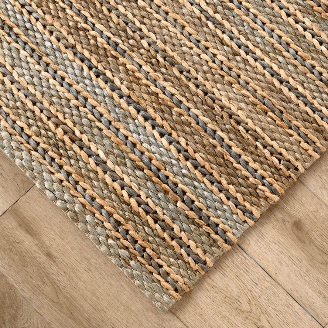 Natural Luxe Green Brown Stripe - N1014 - 8&