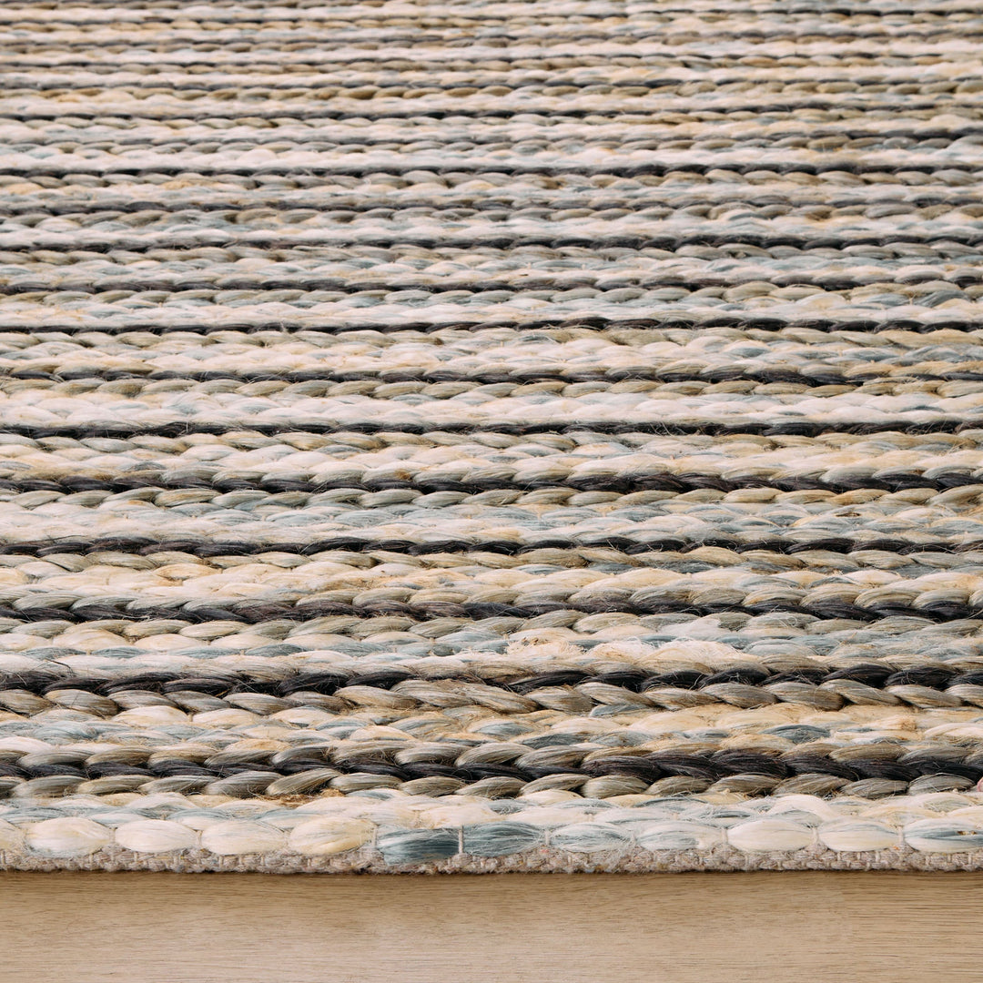 Natural Luxe Blue Ivory Stripe - N1015 - 5&