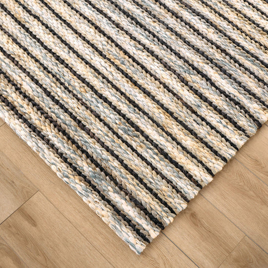 Natural Luxe Blue Ivory Stripe - N1015 - 10&