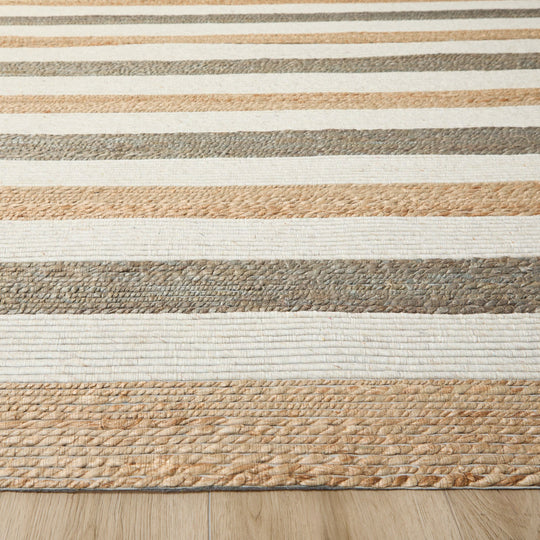 Natural Luxe Ivory Brown Stripe - N1016 - 10&