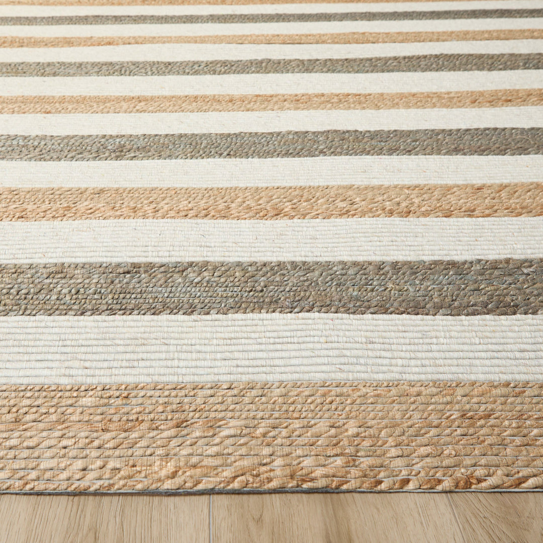 Natural Luxe Ivory Brown Stripe - N1016 - 5&