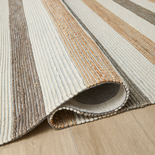 Natural Luxe Ivory Brown Stripe - N1016 - 7&