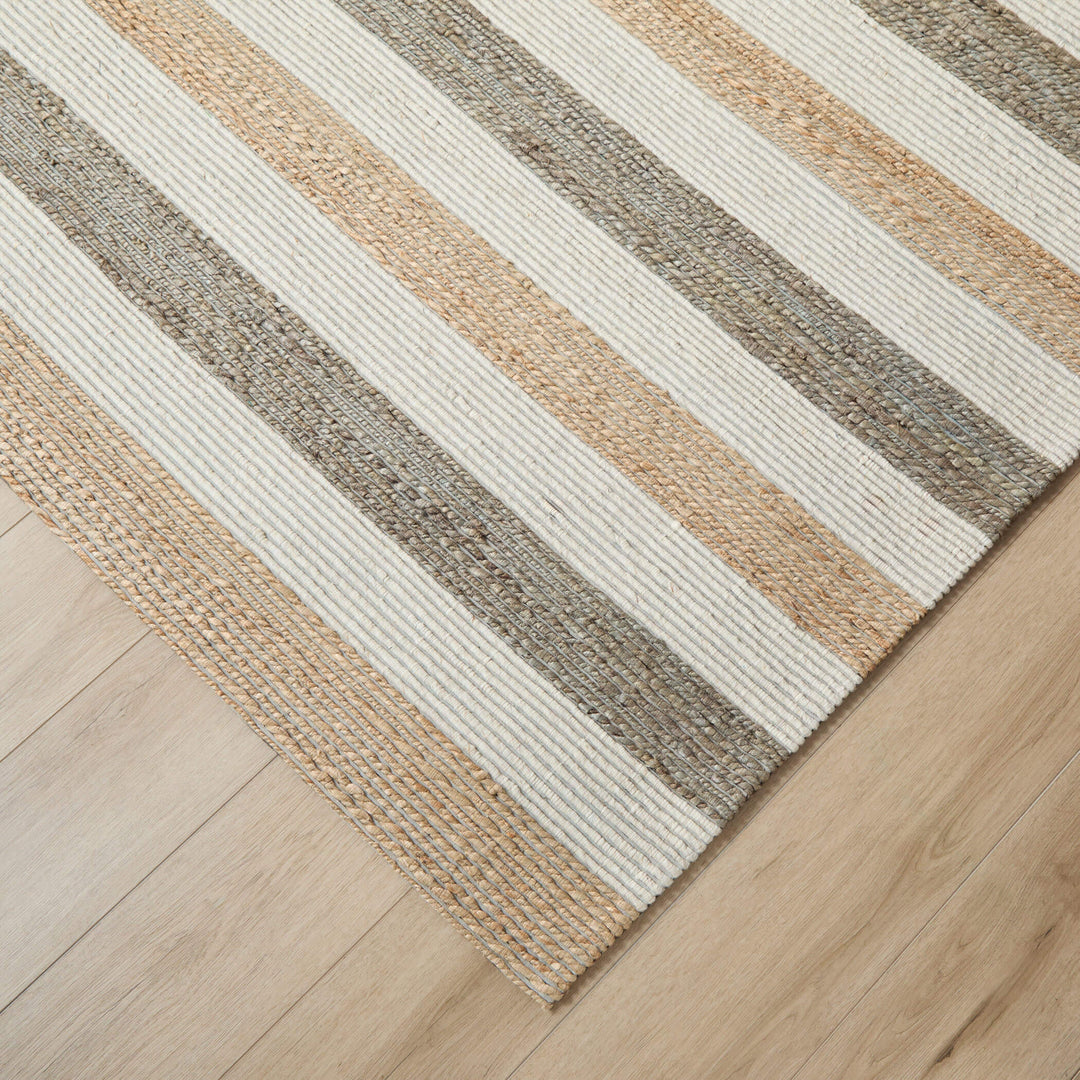 Natural Luxe Ivory Brown Stripe - N1016 - 10&