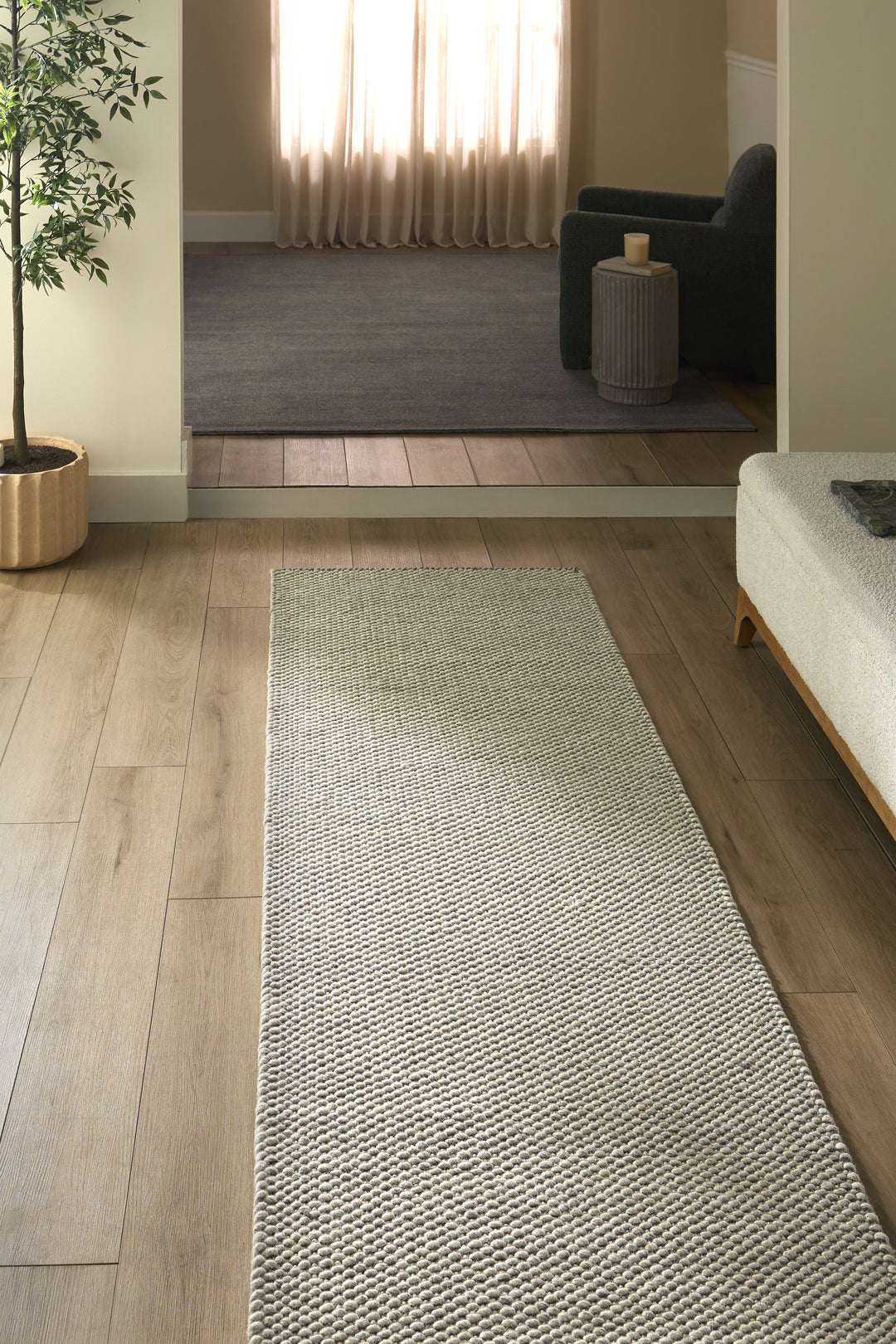 Natural Luxe Blue Gray Ivory Solid - N1018 - 2&