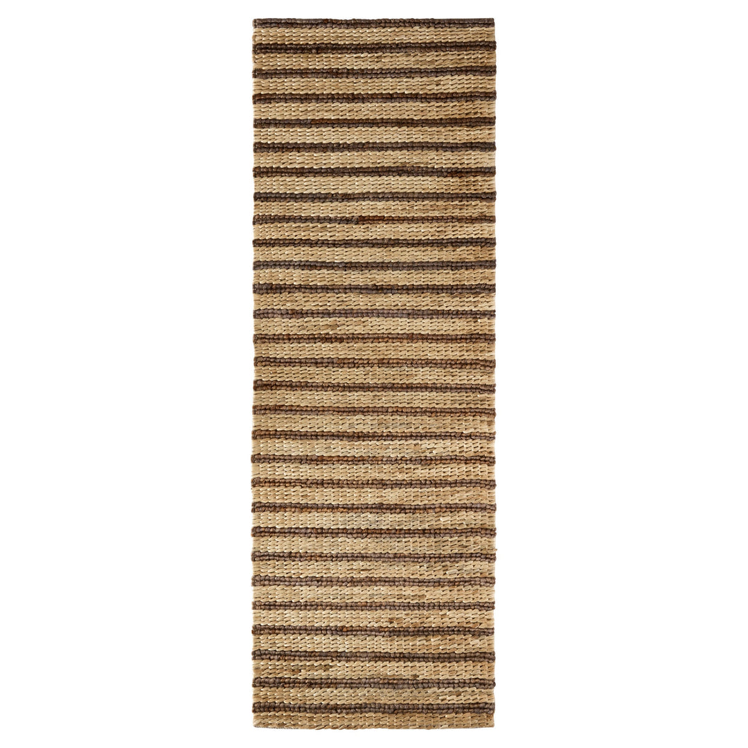 Natural Luxe Beige Plum Brown Stripe - N1021 - 3&