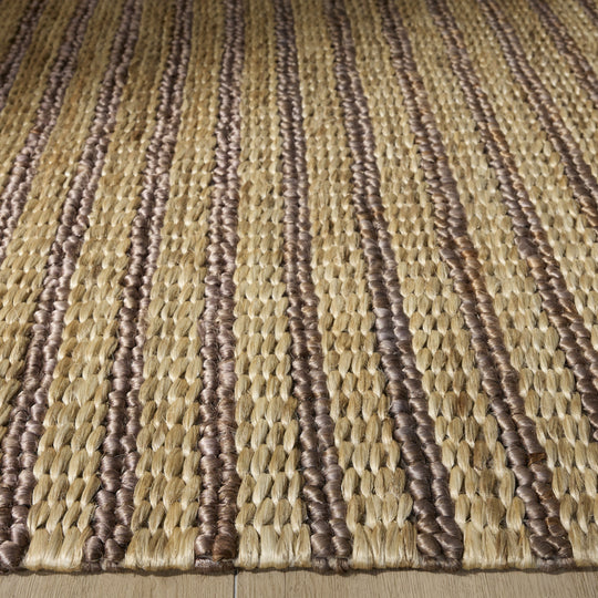 Natural Luxe Beige Plum Brown Stripe - N1021 - 8&