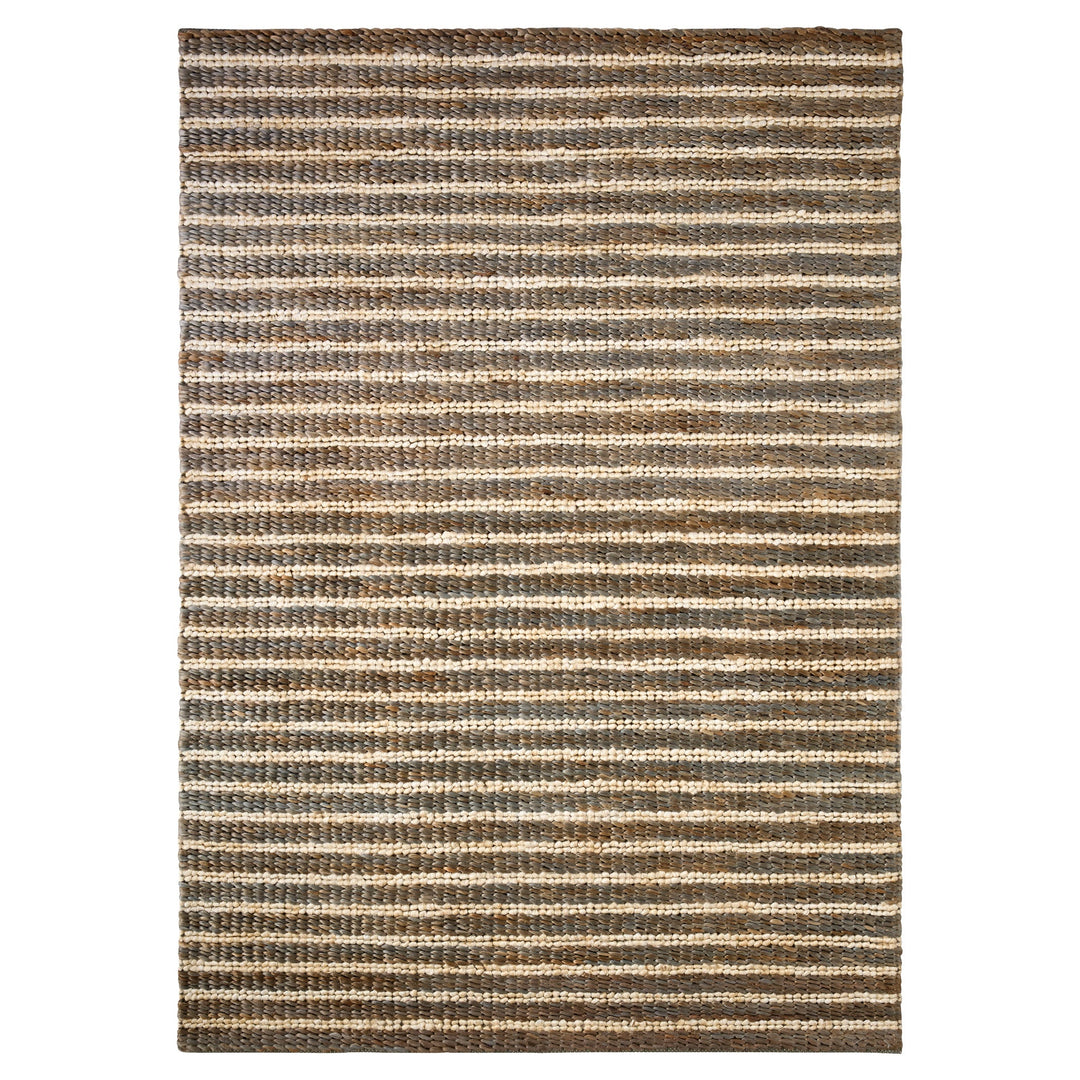 Natural Luxe Gray Ivory Stripe - N1022 - 5&