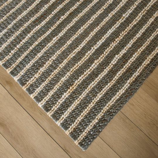 Natural Luxe Gray Ivory Stripe - N1022 - 2&