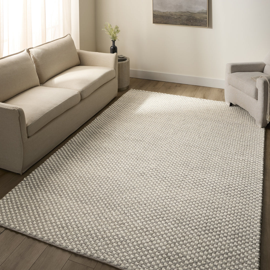 Natural Luxe Blue Gray Ivory Dots - N1028 - 10&