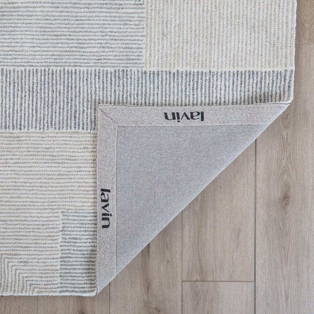 Sachin Gray Ivory Geometric - N2001 - 10&