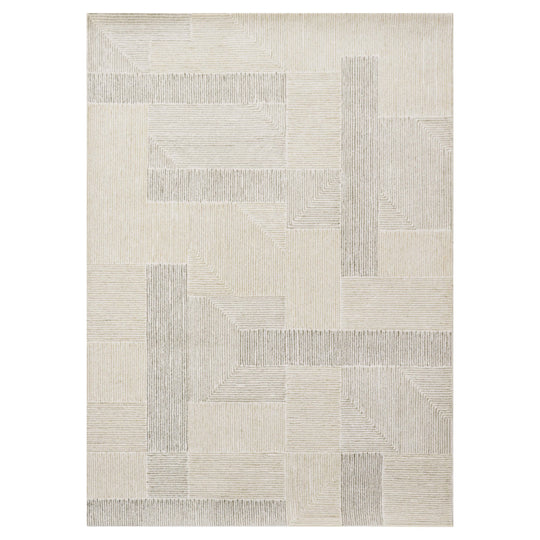 Sachin Gray Ivory Geometric - N2001 - 7&