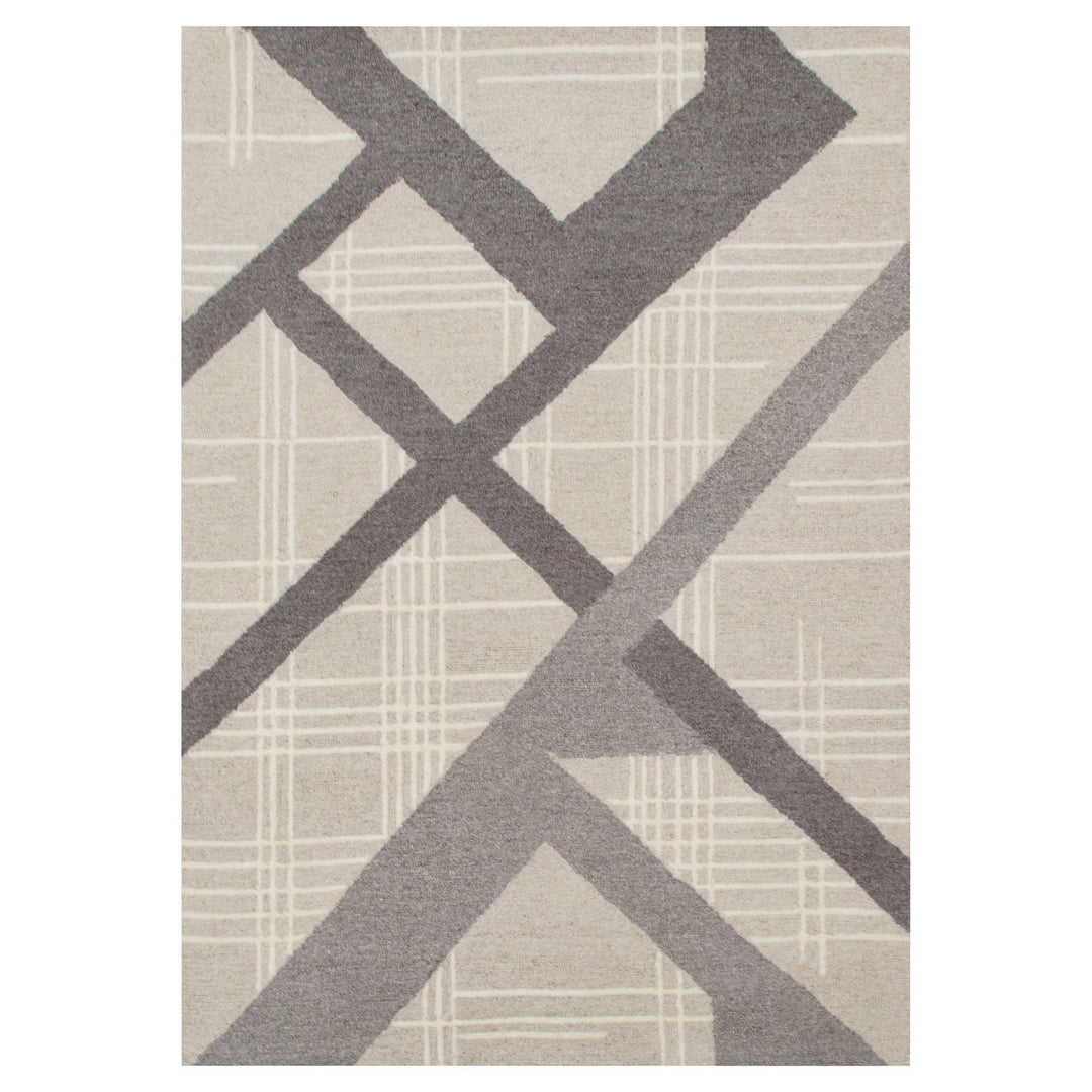 Sachin Gray Ivory Geometric - N2002 - 7&