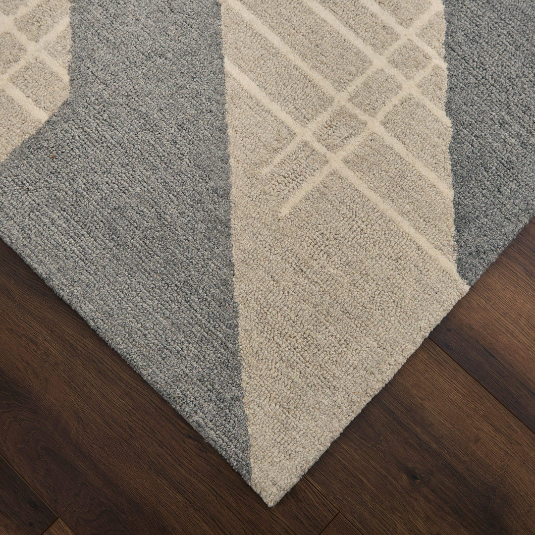 Sachin Gray Ivory Geometric - N2002 - 7&