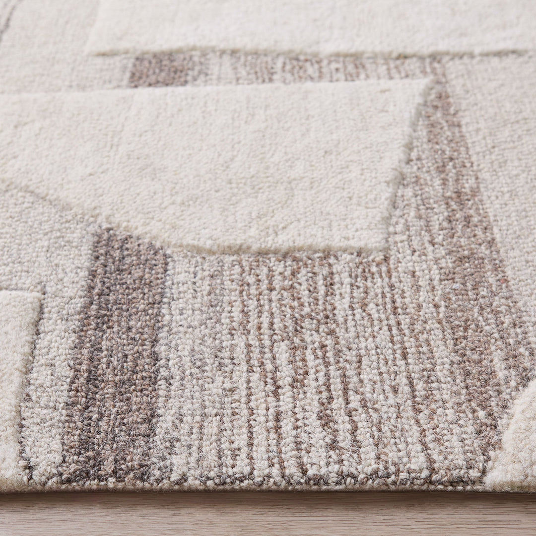 Sachin Brown Ivory Geometric - N2003 - 7&