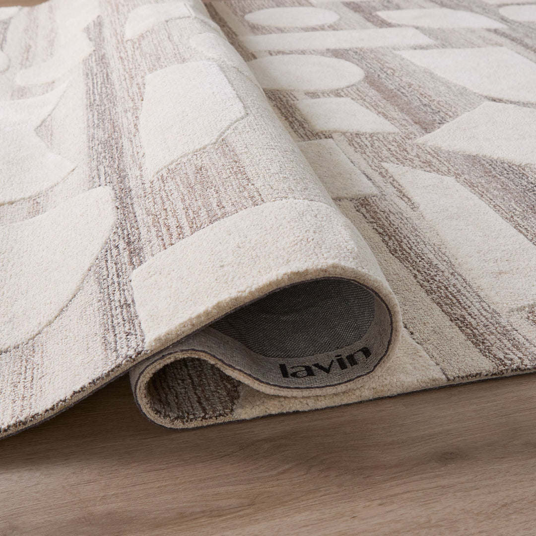 Sachin Brown Ivory Geometric - N2003 - 5&