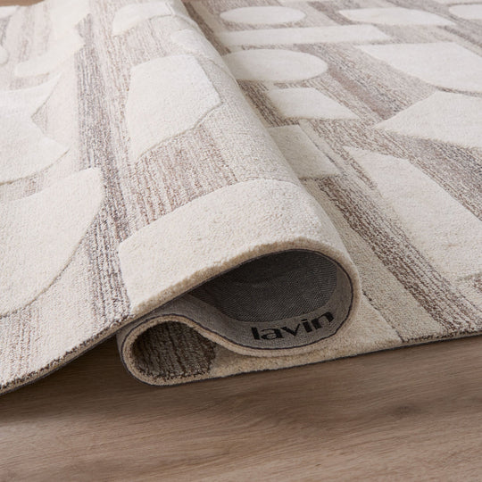 Sachin Brown Ivory Geometric - N2003 - 10&