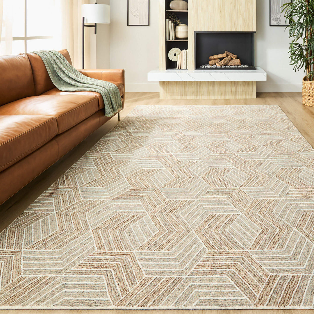 Sachin Brown Geometric - N2005 - 7&