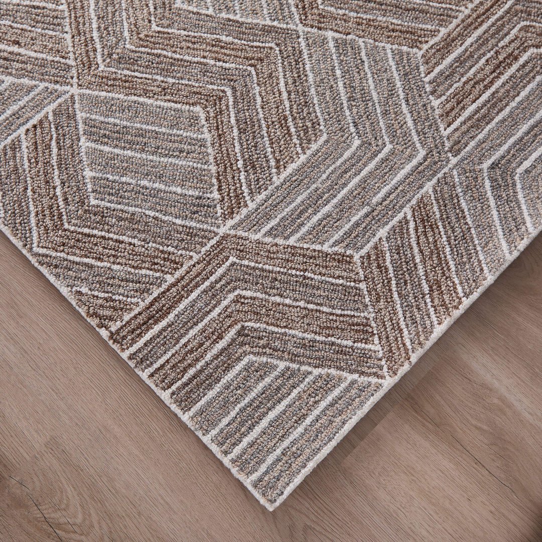 Sachin Brown Geometric - N2005 - 8&