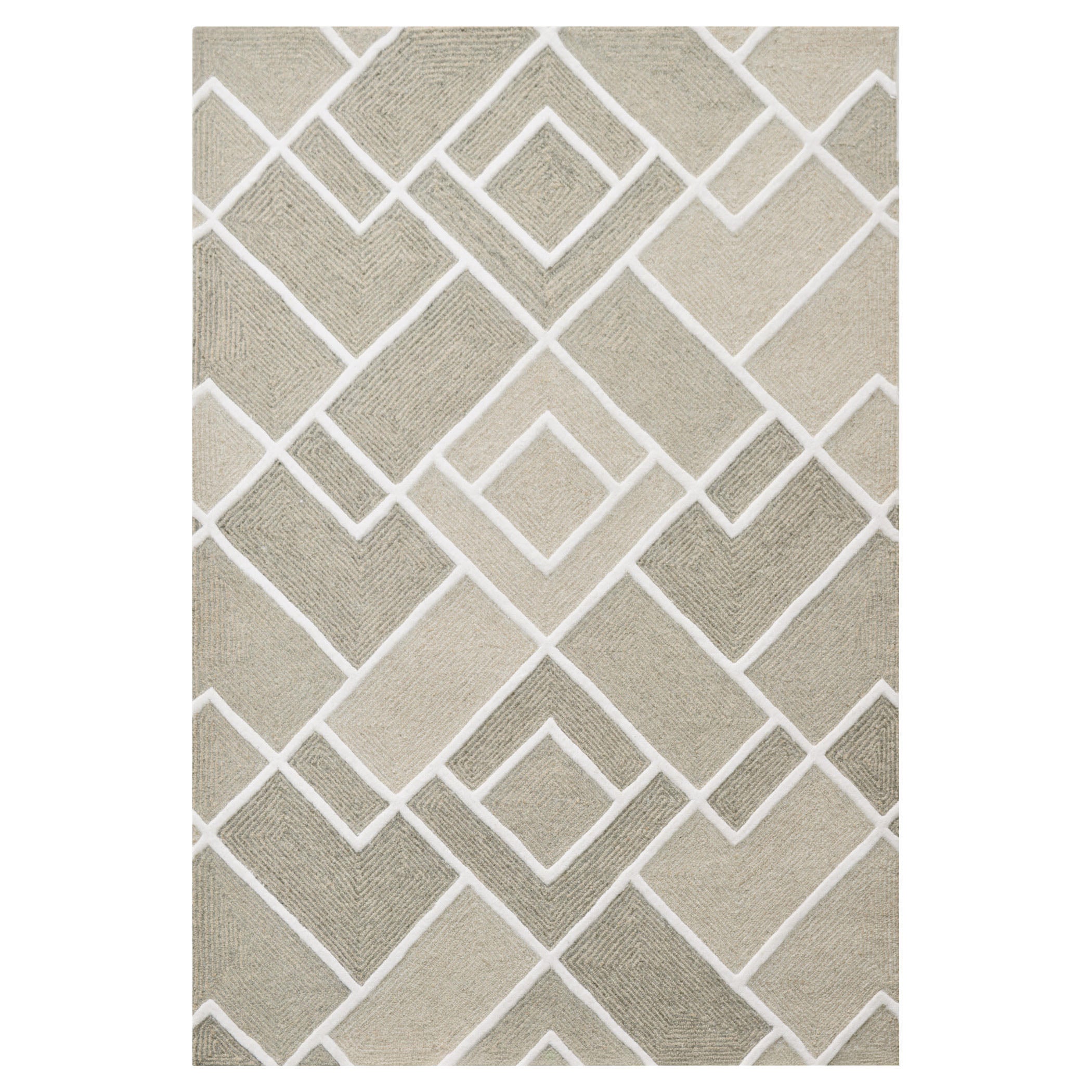 Sachin Grey Beige 2'X 3' Rug | Designer Rugs | By Lavin Rugs