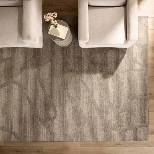 Contempo Charcoal Brown| Beige - N2010