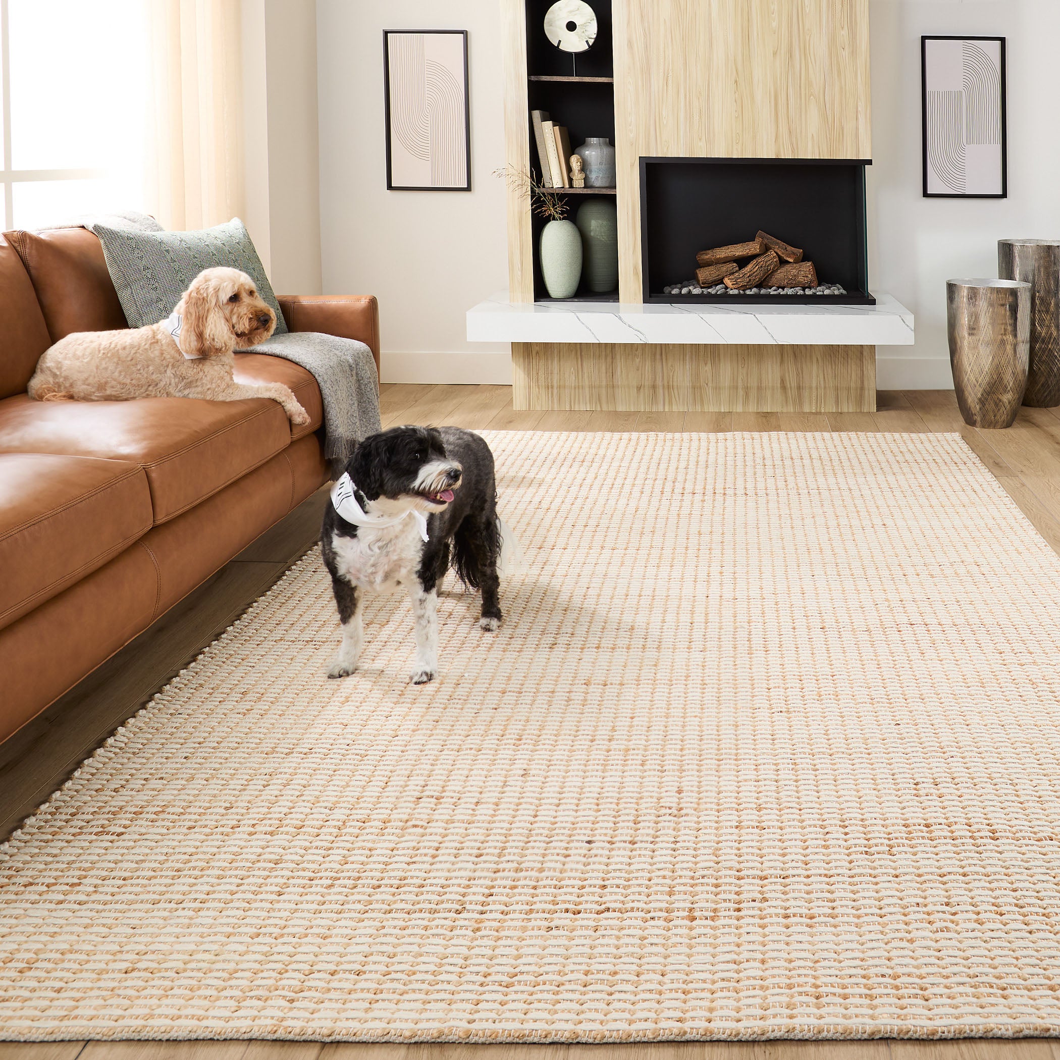 Chara Ivory Beige 2'X 3' Rug | Designer Rugs | By Lavin Rugs