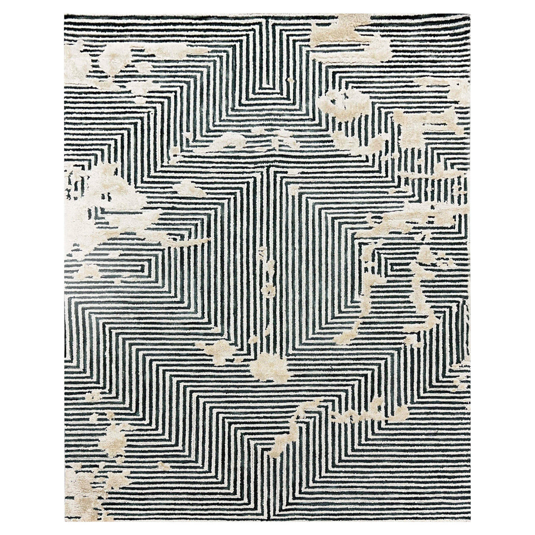 Vani Green Ivory Geometric - N5003 - 5&