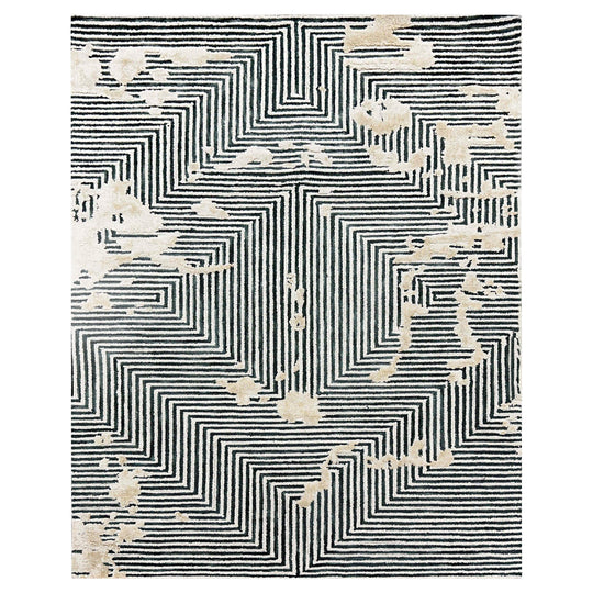Vani Green Ivory Geometric - N5003 - 5&
