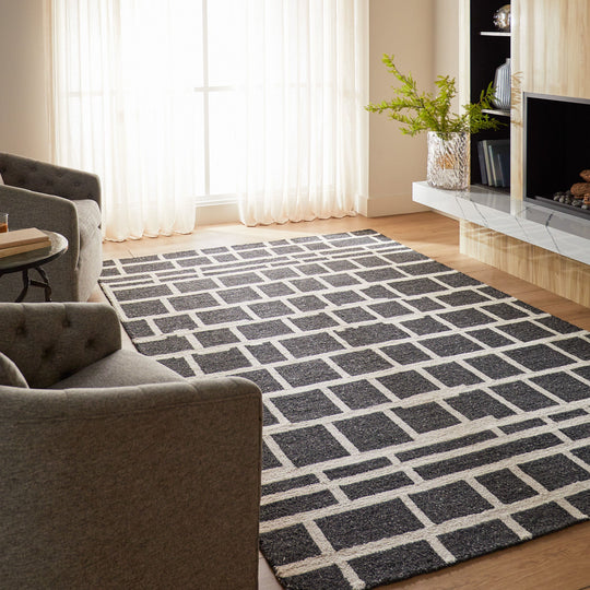 Contemporary Luxe Black Geometric - N5007 - 10&